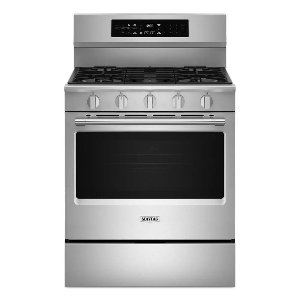 Maytag MFGS8030RZ 30-Inch Wide Gas Range With Grill Mode - 5.0 Cu. Ft. Freestanding Ranges freestanding dual fuel range 30 inch