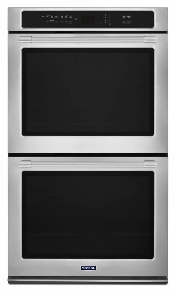 Maytag MEW9627FZ 27-Inch Wide Double Wall Oven With True Convection - 8.6 Cu. Ft. Wall Ovens 27 inch wall oven built-in