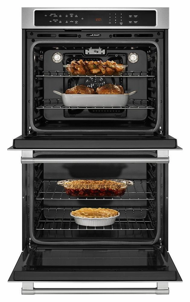 Maytag MEW9627FZ 27-Inch Wide Double Wall Oven With True Convection - 8.6 Cu. Ft.