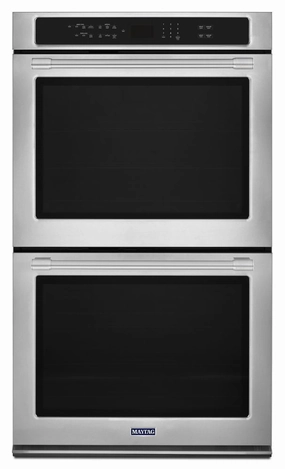 Maytag MEW9627FZ 27-Inch Wide Double Wall Oven With True Convection - 8.6 Cu. Ft. Wall Ovens 27 inch wall oven built-in
