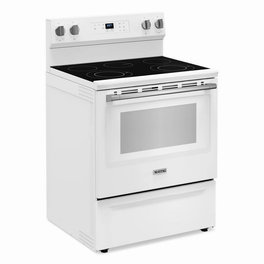 Maytag MFES4030RW 30-Inch Wide Electric Range With Steam Clean - 5.3 Cu. Ft.