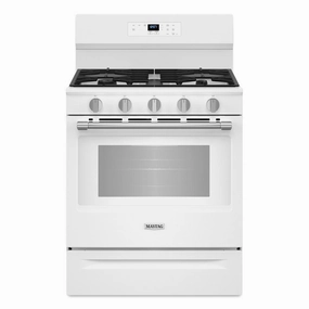 Maytag MFGS4030RW 30-Inch Wide Gas Range With Steam Clean - 5.0 Cu. Ft. Freestanding Ranges freestanding dual fuel range 30 inch