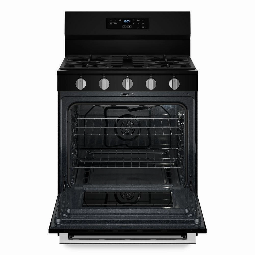 Maytag MFGS6030RB 30-Inch Wide Gas Range With No Preheat Air Fry And Air Baking - 5.0 Cu. Ft.