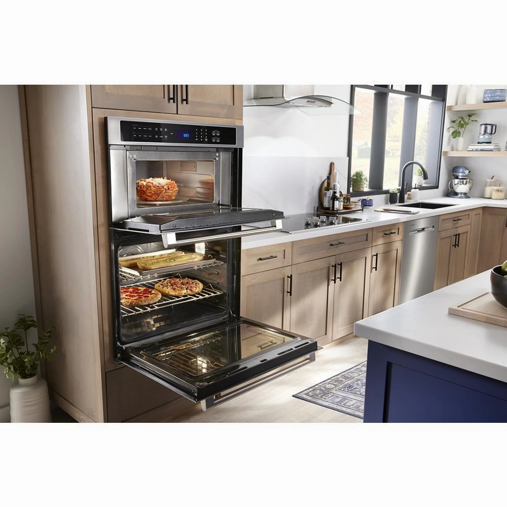 Maytag MOEC6030LZ 30-Inch Wall Oven Microwave Combo With Air Fry And Basket - 6.4 Cu. Ft.