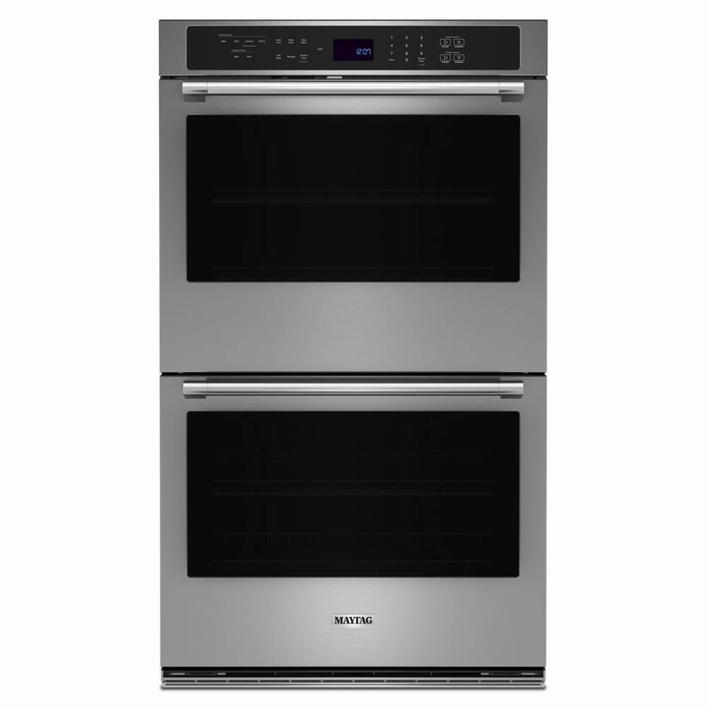 Maytag MOED6027LZ 27-Inch Double Wall Oven With Air Fry And Basket - 8.6 Cu. Ft. Wall Ovens convection wall oven with steam assist
