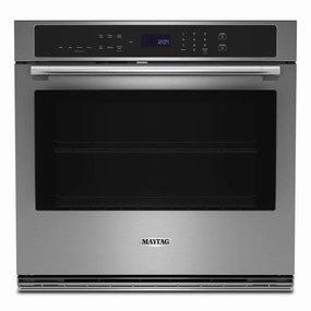 Maytag MOES6030LZ 30-Inch Single Wall Oven With Air Fry And Basket - 5.0 Cu. Ft. Wall Ovens convection wall oven with steam assist