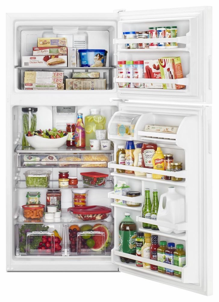 Maytag MRT118FFFH 30-Inch Wide Top Freezer Refrigerator With Powercold? Feature- 18 Cu. Ft.