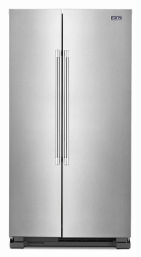 Maytag MSS25N4MKZ 36-Inch Wide Side-By-Side Refrigerator - 25 Cu. Ft. Freestanding Refrigerators freestanding fridge freezer combo