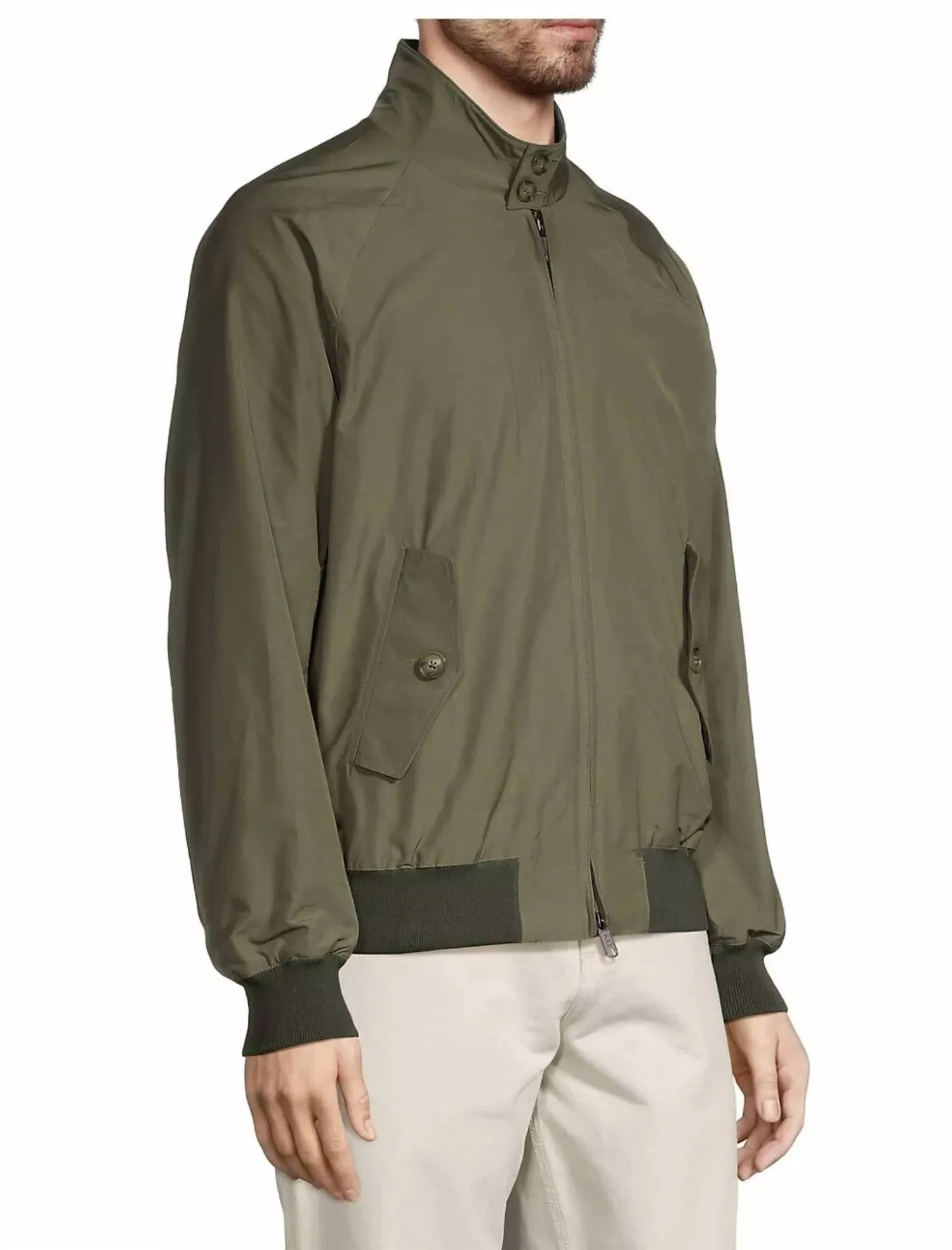 Men's Bomber Jacket In Olive