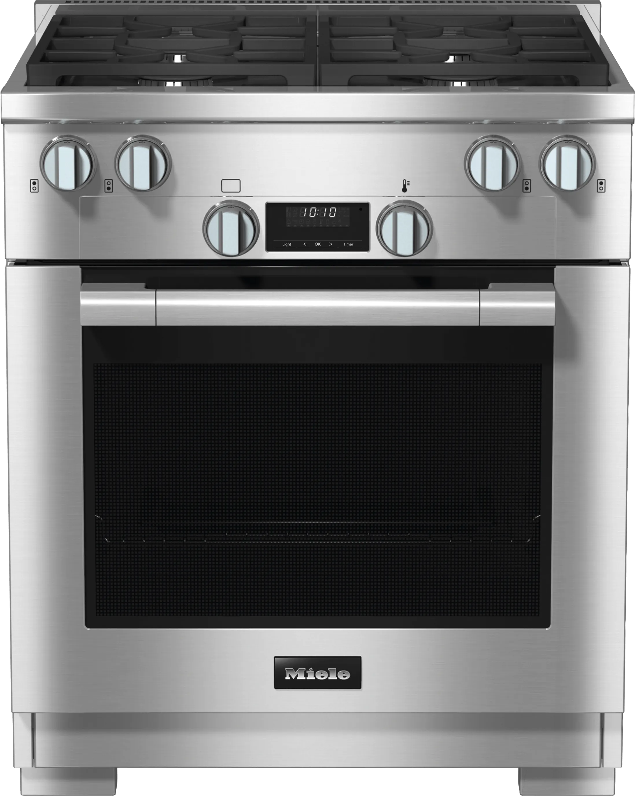 Miele HR11243GAG Hr 1124-3 G Ag - 30" Range All Gas With Directselect, Twin Convection Fans And M Pro Dual Stacked Burners Freestanding Ranges freestanding dual fuel range 30 inch