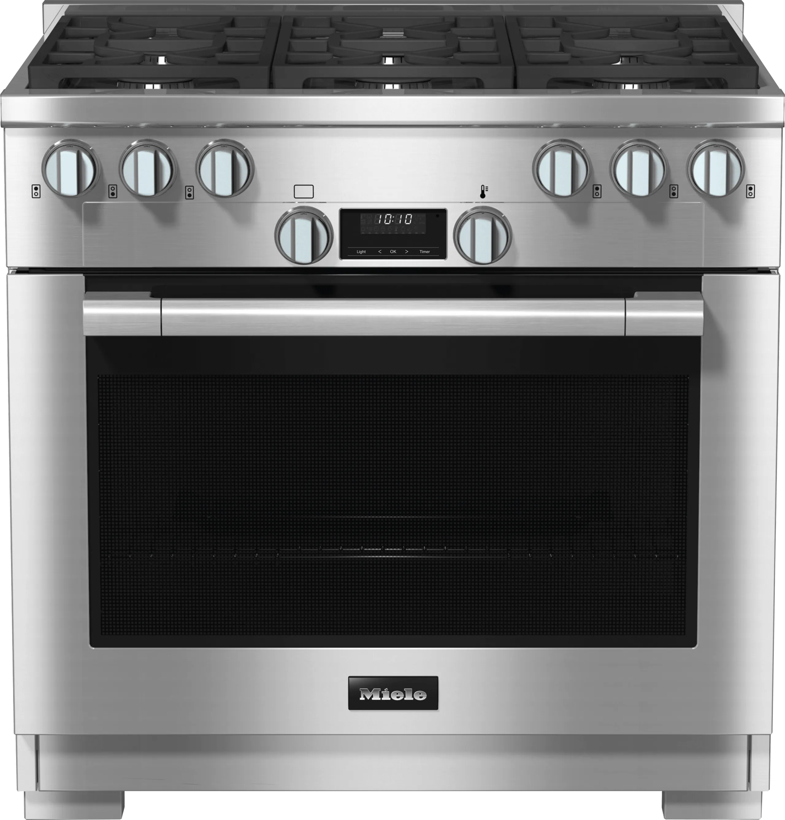 Miele HR11343GAG Hr 1134-3 G Ag - 36" Range All Gas With Directselect, Twin Convection Fans And M Pro Dual Stacked Burners Freestanding Ranges freestanding dual fuel range 30 inch