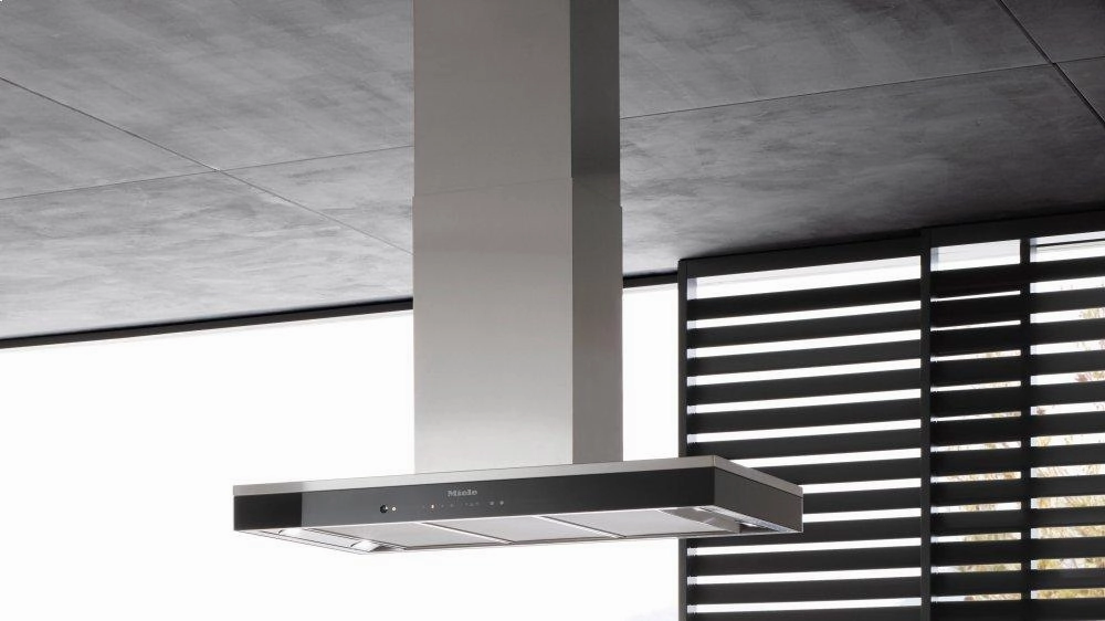 Miele DA6698DPURISTICVERSION6000STAINLESSSTEEL Da 6698 D Puristic Version 6000 - Island DCor Hood With Energy-Efficient Led Lighting And Touch Controls For Simple Operation.