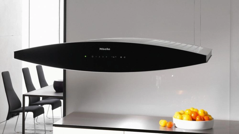 Miele DA7000D Da 7000 D Aura Am Island DCor Hood With Dimmable Halogen Lighting And Touch Controls For Convenient Operation.