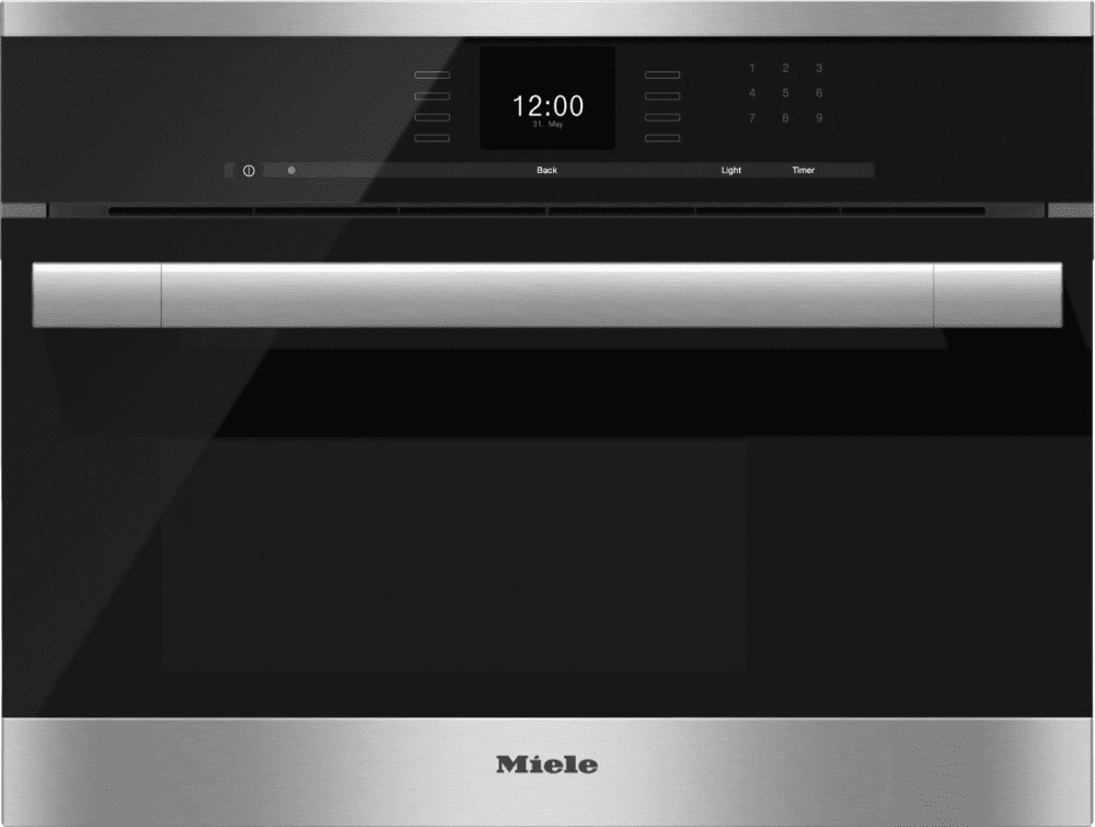 Miele DG6500 STAINLESS STEEL Dg 6500 - Built-In Steam Oven With A Large Text Display And Sensortronic Controls For Extra Convenience. Wall Ovens oven with smart temperature control