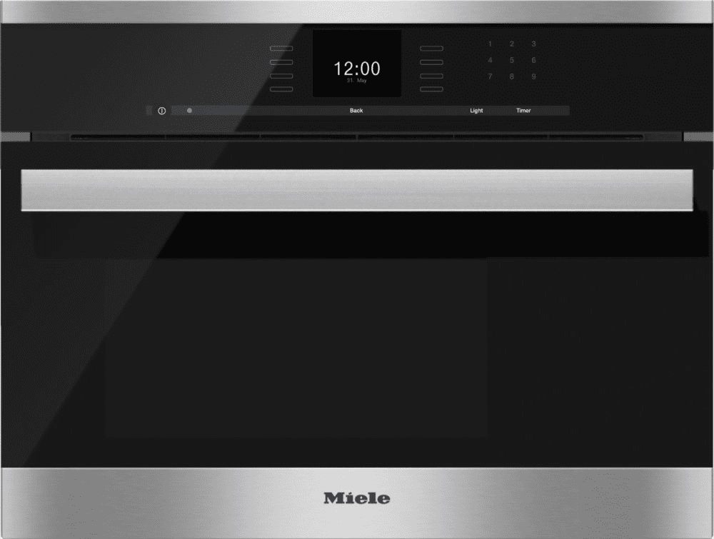 Miele DG6600  STAINLESS STEEL Dg 6600 - Built-In Steam Oven With A Large Text Display And Sensortronic Controls For Extra Convenience. Wall Ovens oven with smart temperature control