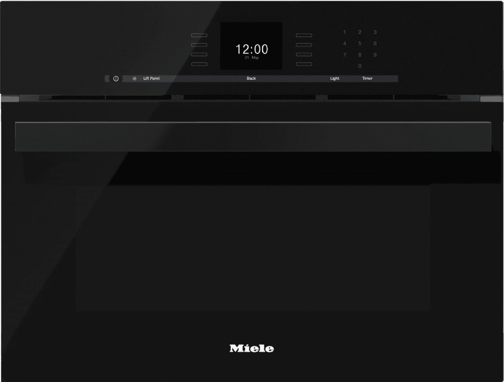Miele DGC66001 Black- Steam Oven With Full-Fledged Oven Function And Xl Cavity Combines Two Cooking Techniques - Steam And Convection. Wall Ovens oven with smart temperature control