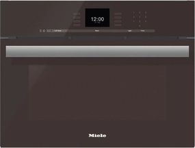 Miele DGC66001BW Dgc 6600-1 Steam Oven With Full-Fledged Oven Function And Xl Cavity Combines Two Cooking Techniques - Steam And Convection.- Truffle Brown Wall Ovens 27 inch wall oven built-in
