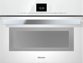 Miele DGC66001WH Dgc 6600-1 Steam Oven With Full-Fledged Oven Function And Xl Cavity Combines Two Cooking Techniques - Steam And Convection.- Brilliant White Wall Ovens 27 inch wall oven built-in