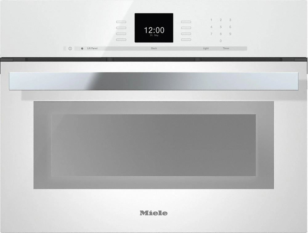 Miele DGC66001WH Dgc 6600-1 Steam Oven With Full-Fledged Oven Function And Xl Cavity Combines Two Cooking Techniques - Steam And Convection.- Brilliant White Wall Ovens 27 inch wall oven built-in