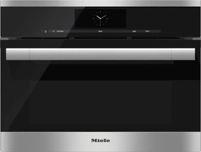 Miele DGC67001 Stainless Steel - Steam Oven With Full-Fledged Oven Function And Xl Cavity Combines Two Cooking Techniques - Steam And Convection. Wall Ovens oven with smart temperature control