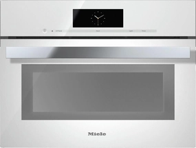 Miele DGC68001WH Dgc 6800-1 Steam Oven With Full-Fledged Oven Function And Xl Cavity Combines Two Cooking Techniques - Steam And Convection.- Brilliant White Wall Ovens 27 inch wall oven built-in