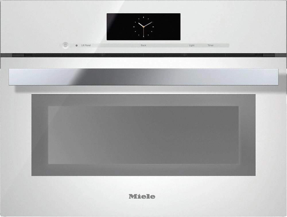 Miele DGC68001WH Dgc 6800-1 Steam Oven With Full-Fledged Oven Function And Xl Cavity Combines Two Cooking Techniques - Steam And Convection.- Brilliant White Wall Ovens 27 inch wall oven built-in