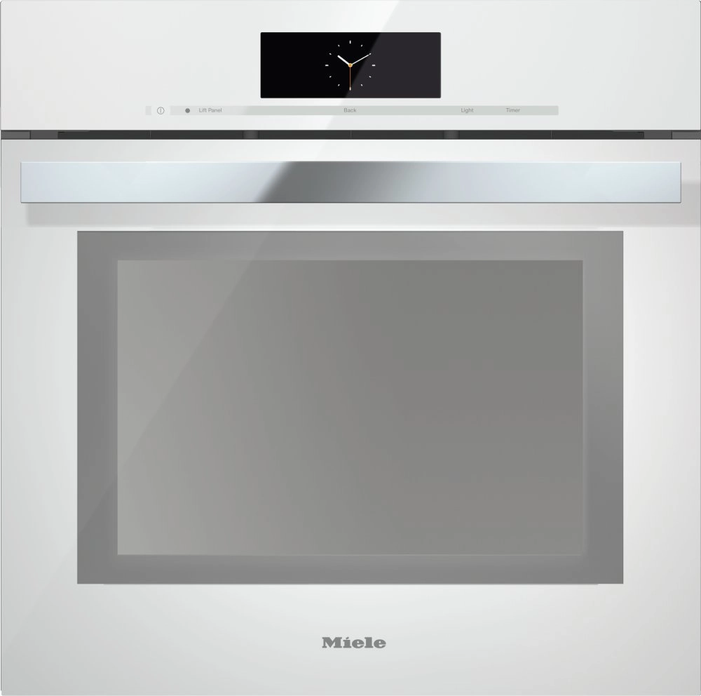 Miele DGC6865AM White - Steam Oven With Full-Fledged Oven Function And Xxl Cavity - The Miele All-Rounder With Water (Plumbed) Connection For Discerning Cooks. Wall Ovens oven with smart temperature control