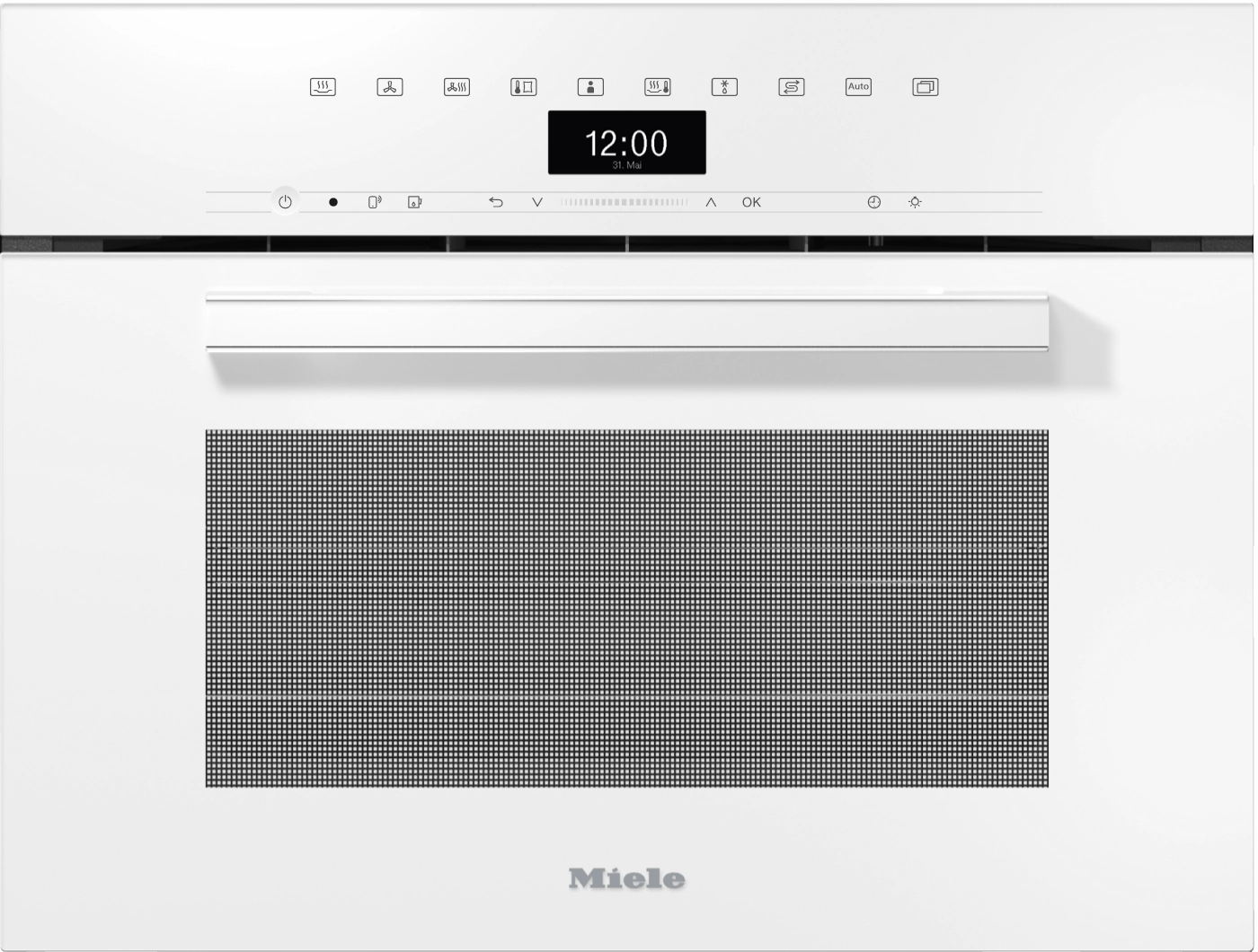 Miele DGC7440AMBRILLIANTWHITE Dgc 7440 Am - 24" Compact Combi-Steam Oven Xl For Steam Cooking, Baking, Roasting With Networking   Brilliantlight. Wall Ovens oven with smart temperature control