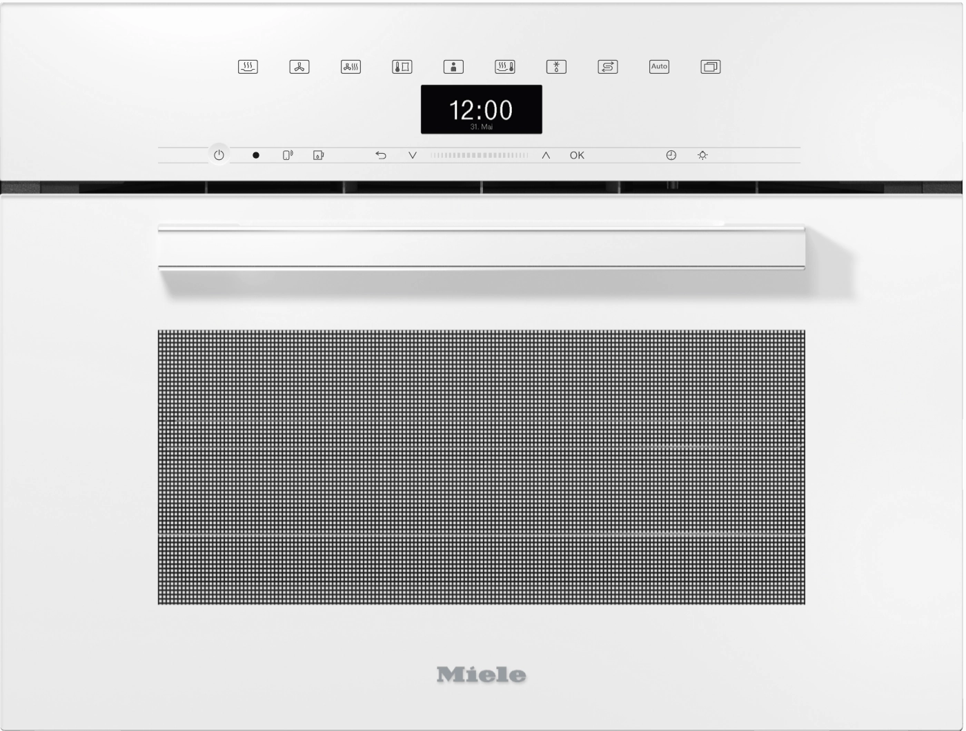 Miele DGC7440BW Dgc 7440 Am - 24" Compact Combi-Steam Oven Xl For Steam Cooking, Baking, Roasting With Networking   Brilliantlight. Wall Ovens convection wall oven with steam assist