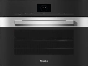 Miele DGC7640CTS Dgc 7640 Am - 24" Compact Combi-Steam Oven Xl For Steam Cooking, Baking, Roasting With Roast Probe   Menu Cooking. Wall Ovens convection wall oven with steam assist