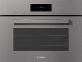 Miele DGC7840GG Dgc 7840 Am - 24" Compact Combi-Steam Oven Xl For Steam Cooking, Baking, Roasting With Roast Probe   Menu Cooking. Wall Ovens convection wall oven with steam assist