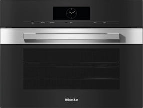 Miele DGC7845CTS Dgc 7845 Am - Compact Combi-Steam Oven, 24" Width With Directwater Plus For Steam Cooking, Baking, Roasting With Roast Probe   Menu Cooking. Wall Ovens convection wall oven with steam assist