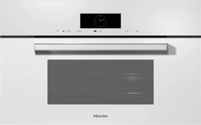 Miele DGC7870 WHITE 30" Compact Combi-Steam Oven Xl For Steam Cooking, Baking, Roasting With Roast Probe   Menu Cooking. Wall Ovens oven with smart temperature control