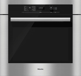 Miele H6180BP STAINLESS STEEL H 6180 Bp - 30 Inch Convection Oven With Self Clean For Easy Cleaning. Wall Ovens oven with smart temperature control