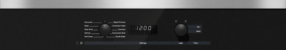 Miele H6280BP H 6280 Bp 30 Inch Convection Oven With Self Clean For Easy Cleaning.