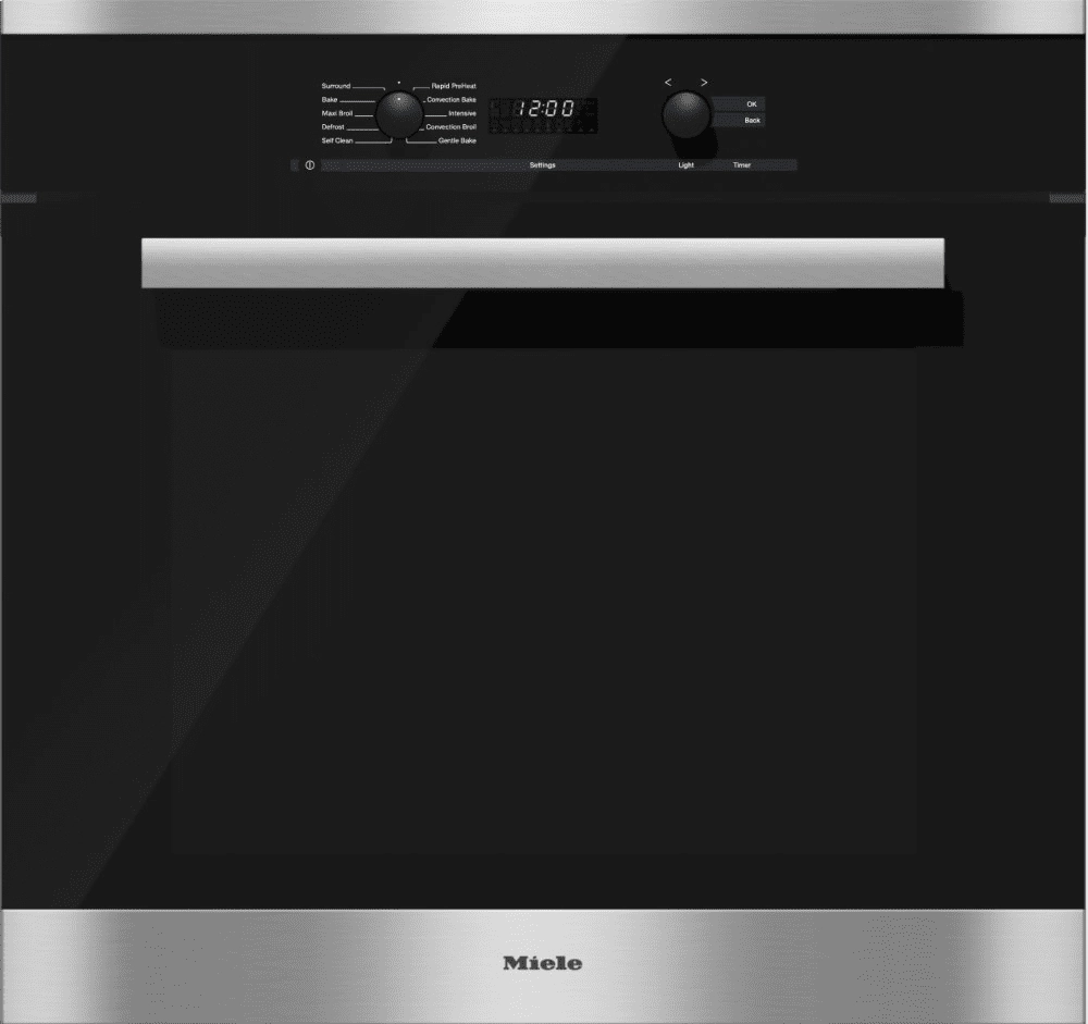 Miele H6280BP Stainless Steel - 30 Inch Convection Oven With Self Clean For Easy Cleaning. Wall Ovens oven with smart temperature control