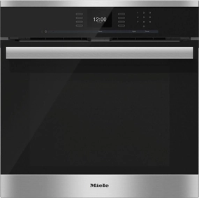 Miele H6660BP H 6660 Bp Am 24 Inch Convection Oven With Airclean Catalyzer And Roast Probe For Precise Cooking. Wall Ovens 27 inch wall oven built-in