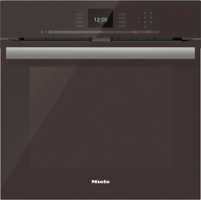 Miele H6660BPBW H 6660 Bp Am 24 Inch Convection Oven With Airclean Catalyzer And Roast Probe For Precise Cooking.- Truffle Brown Wall Ovens 27 inch wall oven built-in