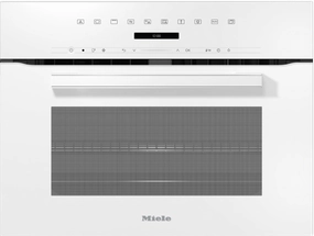 Miele H7240BMAMBRILLIANTWHITE H 7240 Bm Am - 24" Compact Speed Oven In A Perfectly Combinable Design With Automatic Programs And Combi Modes. Wall Ovens oven with smart temperature control