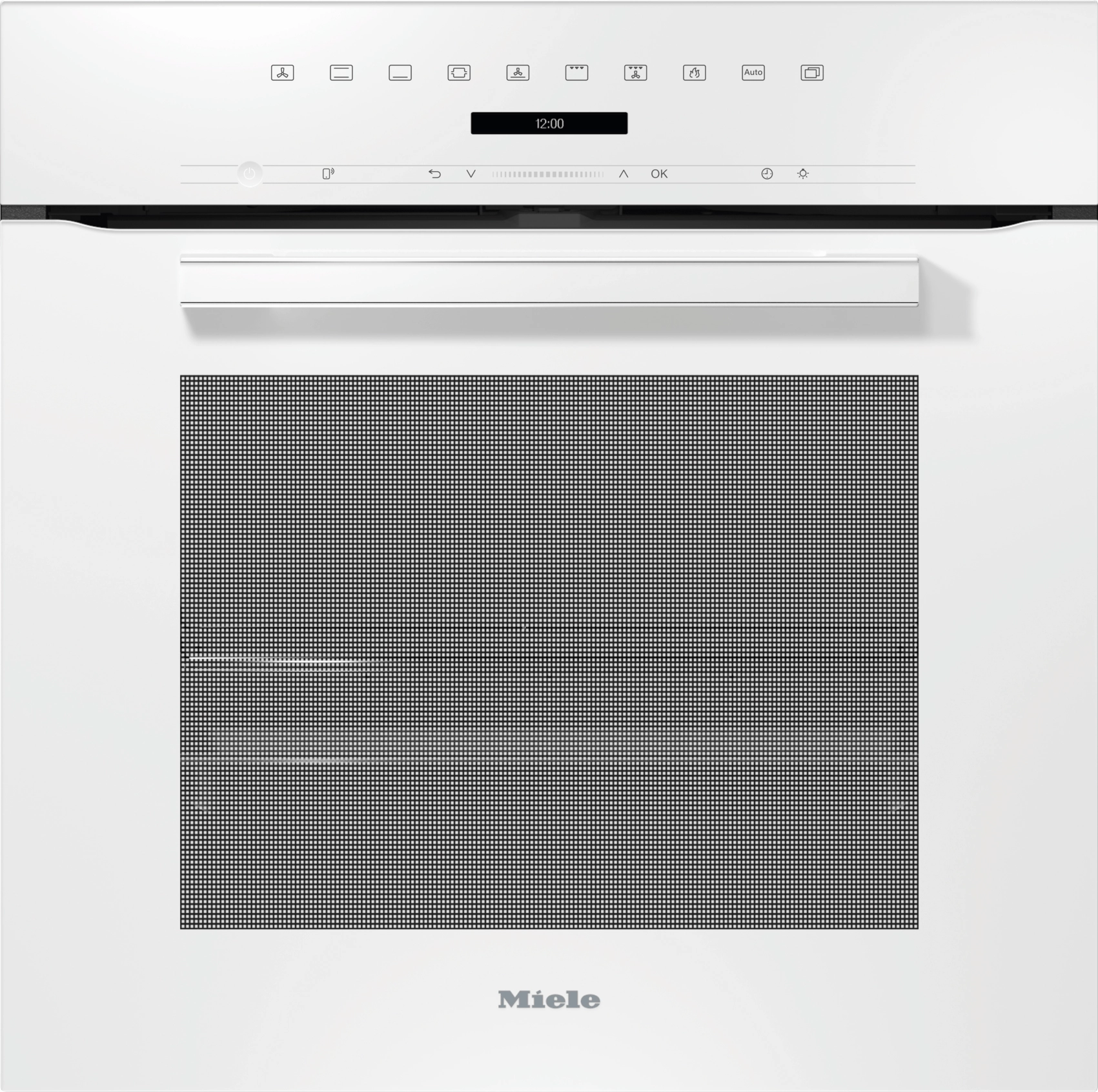 Miele H7263BPBW H 7263 Bp - 24" Oven With Clear Text Display, Connectivity, And Self Clean. Wall Ovens convection wall oven with steam assist