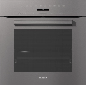 Miele H7263BPGG H 7263 Bp - 24" Oven With Clear Text Display, Connectivity, And Self Clean. Wall Ovens convection wall oven with steam assist