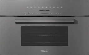 Miele H7270BM GREY   30" Compact Speed Oven In A Perfectly Combinable Design With Automatic Programs And Combi Modes. Wall Ovens oven with smart temperature control