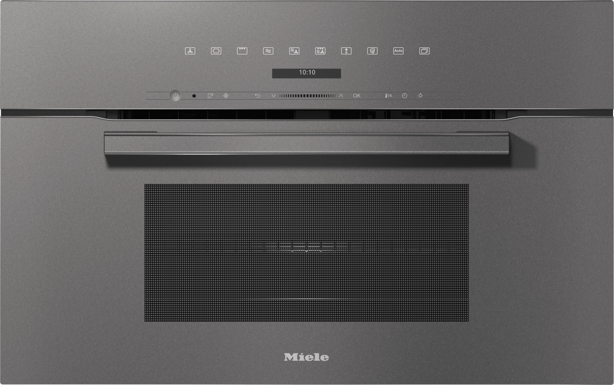 Miele H7270BM GREY   30" Compact Speed Oven In A Perfectly Combinable Design With Automatic Programs And Combi Modes. Wall Ovens oven with smart temperature control