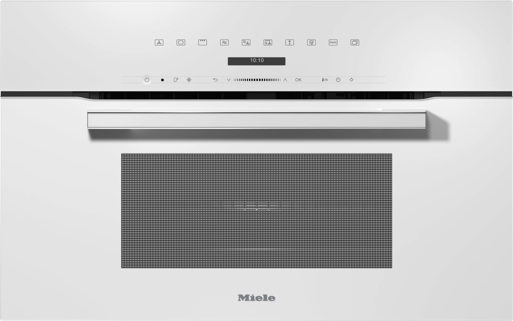 Miele H7270BM WHITE   30" Compact Speed Oven In A Perfectly Combinable Design With Automatic Programs And Combi Modes. Wall Ovens convection wall oven with steam assist