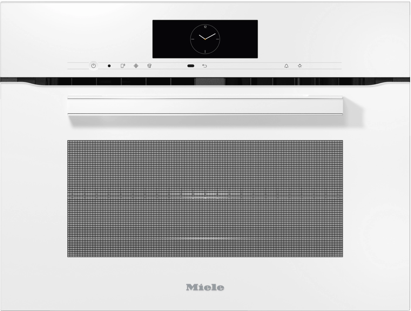 Miele H7840BMAMBRILLIANTWHITE H 7840 Bm Am - 24" Compact Speed Oven In A Perfectly Combinable Design With Automatic Programs And Roast Probe.