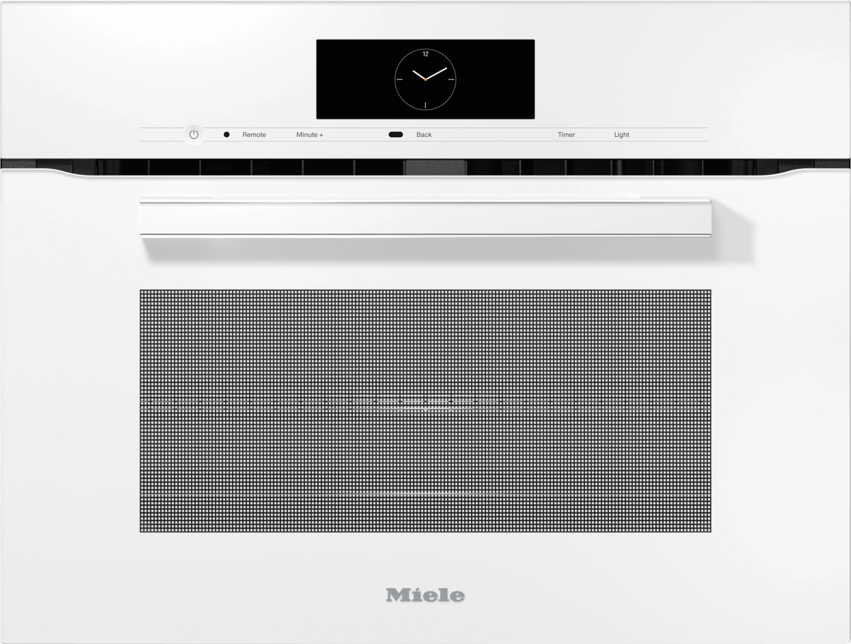 Miele H7840BMAMBRILLIANTWHITE H 7840 Bm Am - 24" Compact Speed Oven In A Perfectly Combinable Design With Automatic Programs And Roast Probe. Wall Ovens oven with smart temperature control