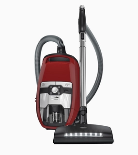 Miele HomeCare Blizzard CX1 PowerLine Bagless Canister, Ruby Red - SKCE0 robot vacuum, handheld vacuum