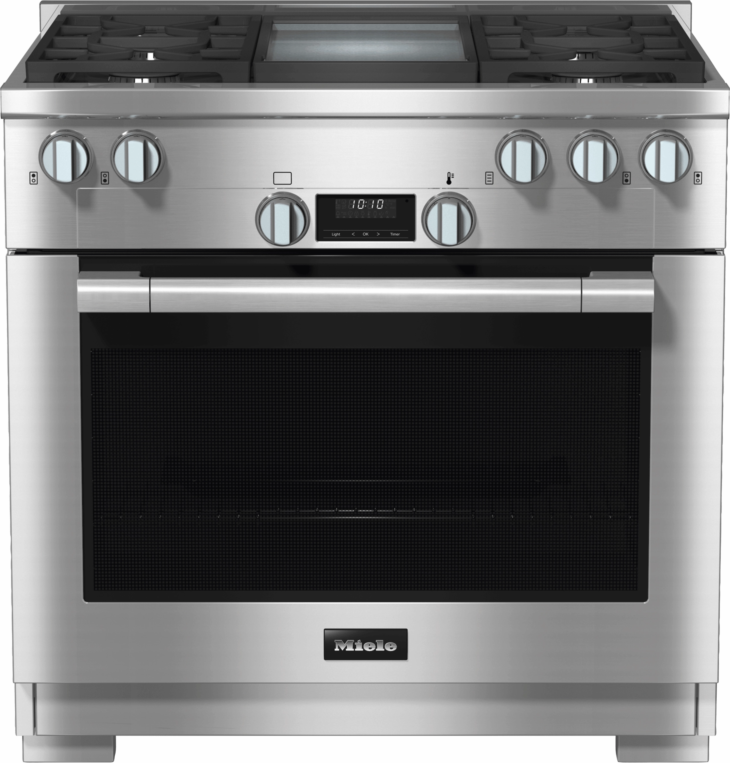 Miele HR11363LPAGGD Hr 1136-3 Lp Ag Gd - 36" Range All Gas With Directselect, Twin Convection Fans And M Pro Dual Stacked Burners Freestanding Ranges freestanding dual fuel range 30 inch