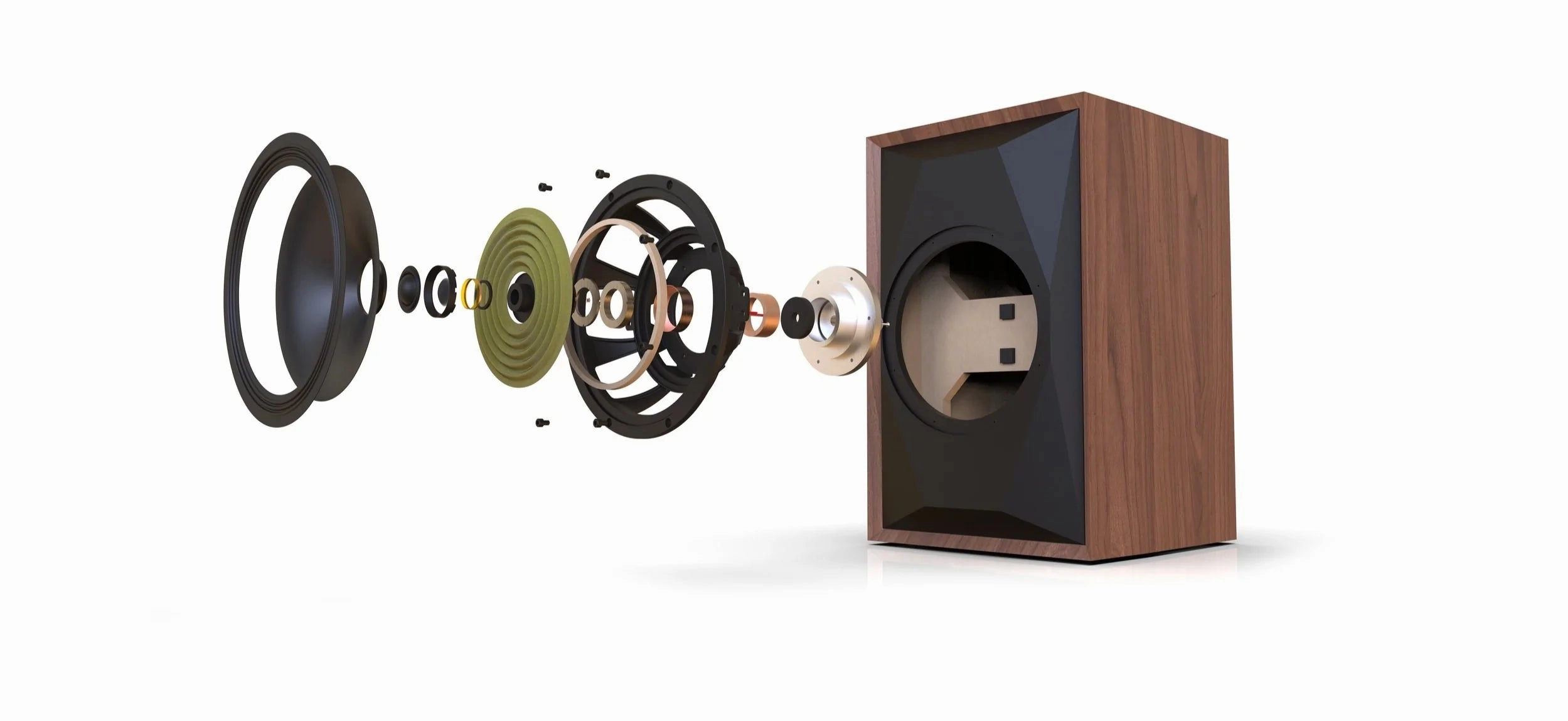 MoFi Mobile Fidelity SourcePoint 10 Speaker - PAIR - WALNUT