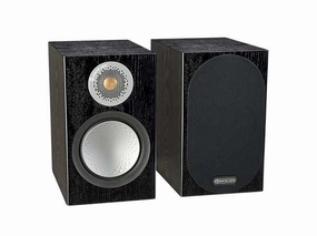 Monitor Audio Silver 50 Bookshelf Loudspeakers - BLACK OAK - PAIR Kitchen Appliances